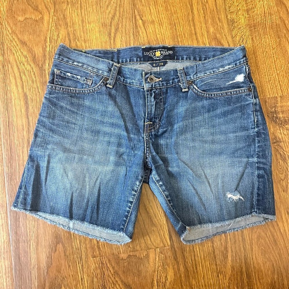 Lucky Brand Jean Bermuda Shorts 8